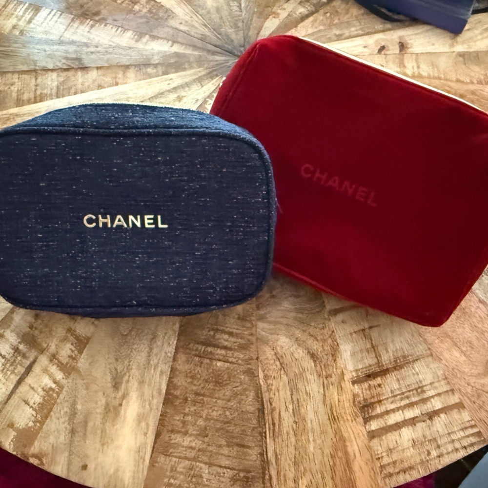 CHANEL Black Cosmetic Bag